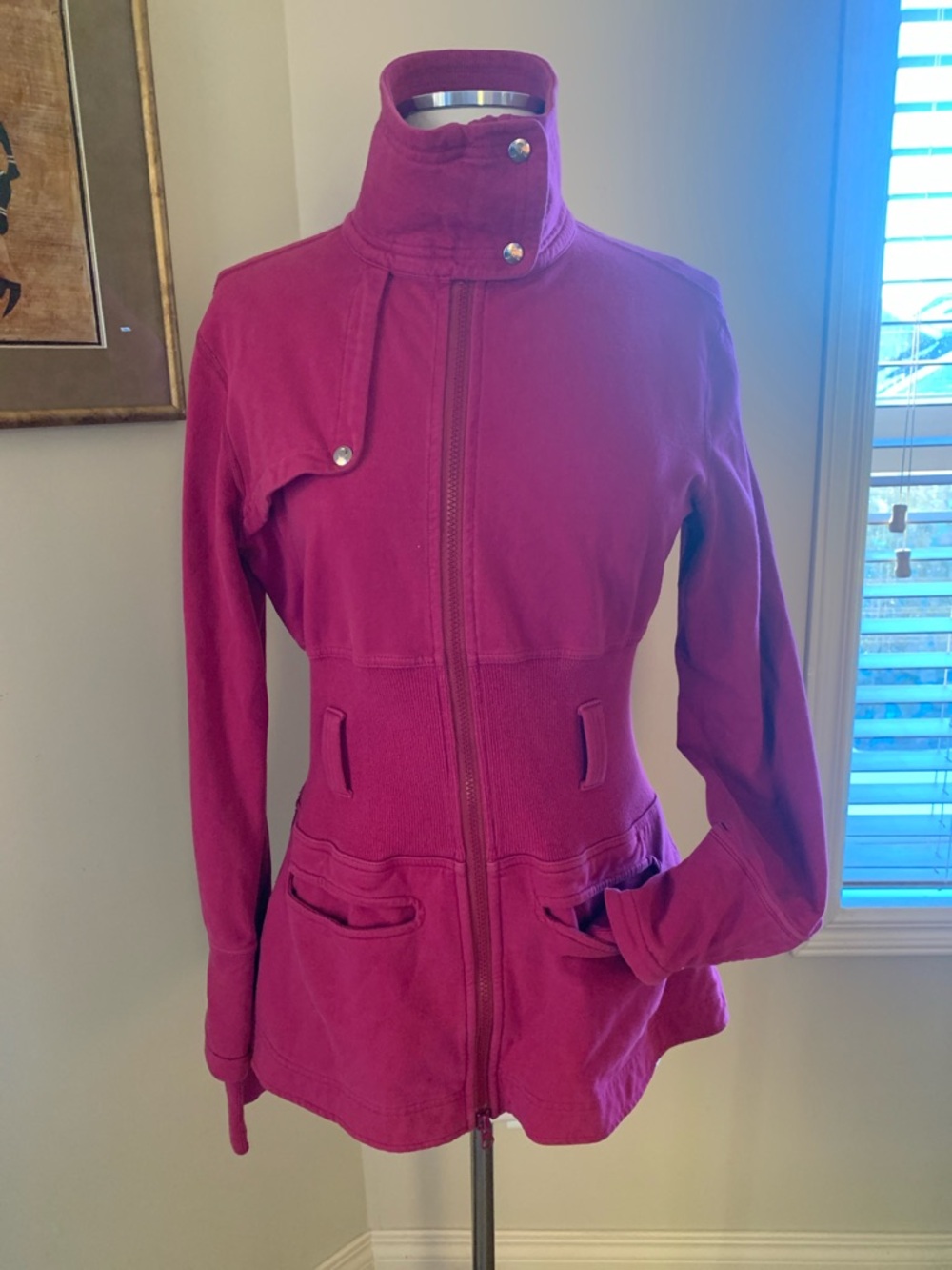 lululemon athletica Raspberry High-Neck OLD SCHOOL Utility Jacket